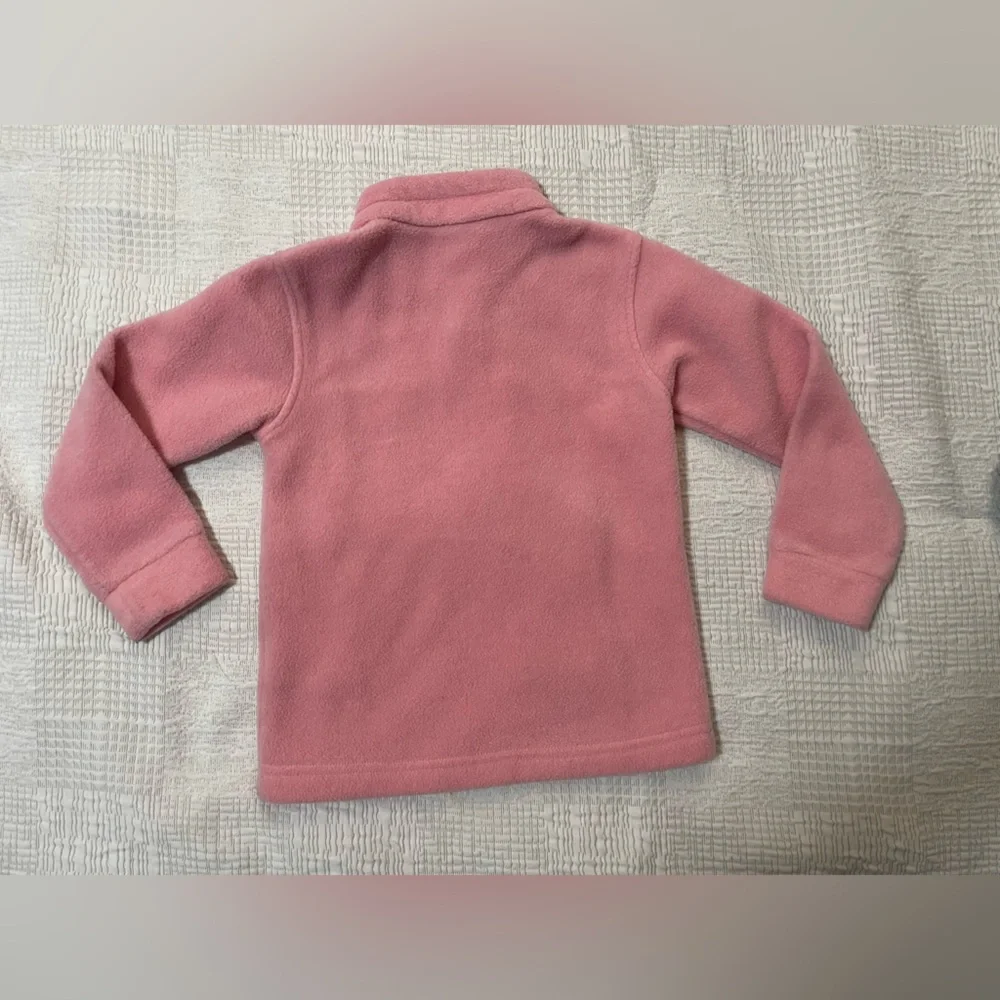 Girls 🩷Columbia Light Pink Fleece Jacket with Full Zip, size 4